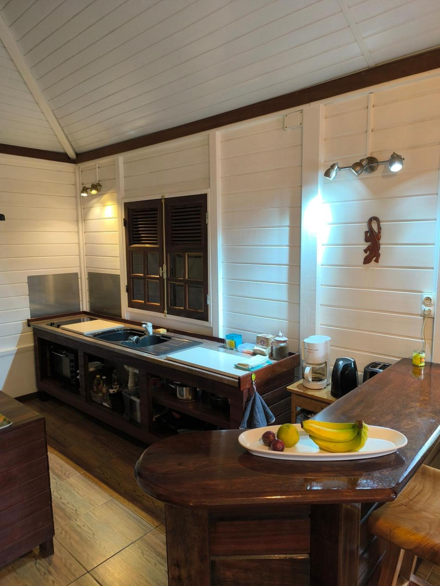 Studio Brazilia Bois Et Nature, Terrasse Avec Vue Sur Les Pitons Le Robert Zewnętrze zdjęcie